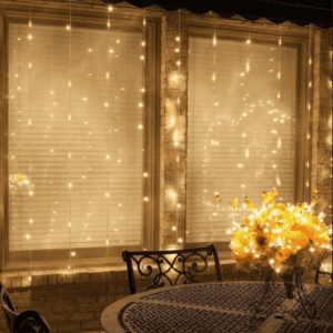 Fényfüggöny 2mx1,5m Meleg Fehér - 2m x 1.5m