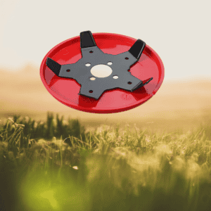 Kapáló korong fej védőperemmel