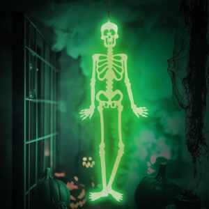 Halloween-i foszforeszkáló dekoráció - csontváz