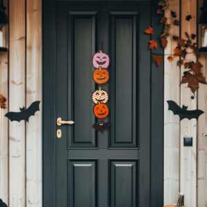 Halloween-i dekoráció - tök - akasztható - fa