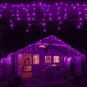 Jégcsap Fényfüzér 5m Lila 180 LED