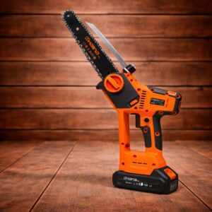 Haina - HM-6800 - 8 inch Olaj tartály Akkumulátoros Láncfűrész 62V 2x Akku
